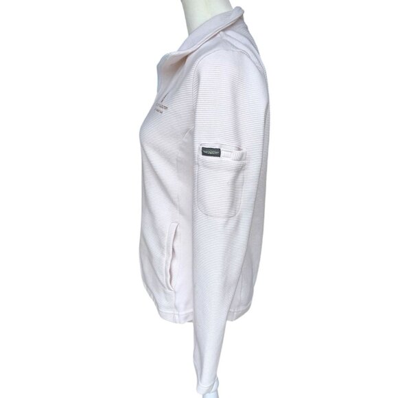 VTG The Ritz Carlton Dove Mountain Arizona Womens White Ribbed Jacket Full Zip M - Picture 10 of 16